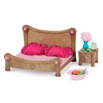 Li'l Woodzeez - Conjunto de brinquedos para quarto e sala de jantar