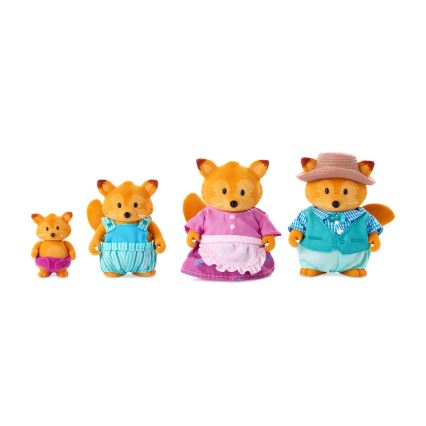 Li'l Woodzeez - Conjunto de figuras TIPPYTAIL raposa family