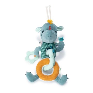 Lilliputiens - Corrente de peluche com acessório para morder dragão Joe