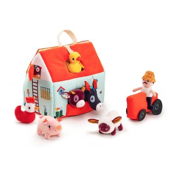 Lilliputiens - Peluche conjunto A minha primeira quinta