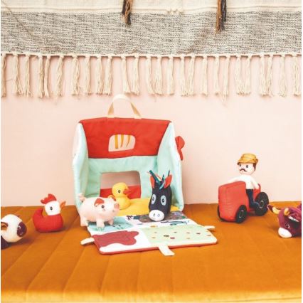 Lilliputiens - Peluche conjunto A minha primeira quinta