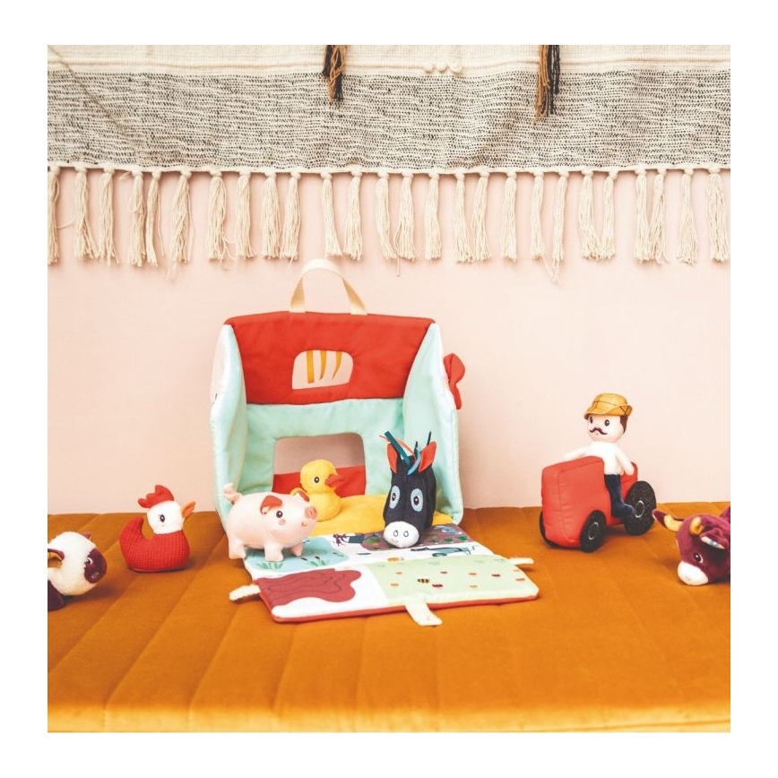 Lilliputiens - Peluche conjunto A minha primeira quinta