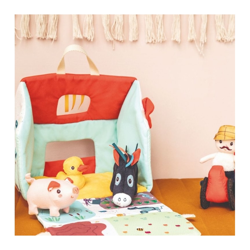 Lilliputiens - Peluche conjunto A minha primeira quinta