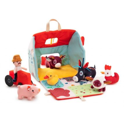 Lilliputiens - Peluche conjunto A minha primeira quinta