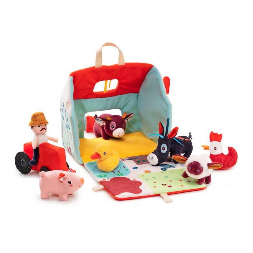 Lilliputiens - Peluche conjunto A minha primeira quinta