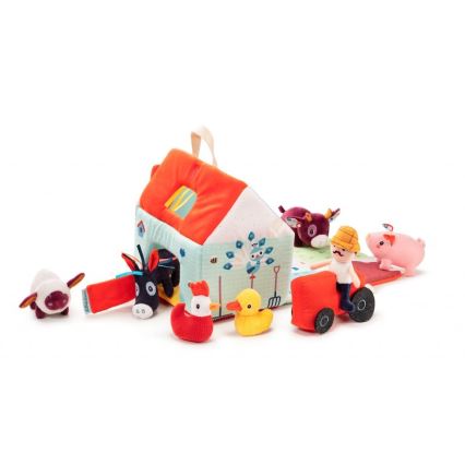 Lilliputiens - Peluche conjunto A minha primeira quinta