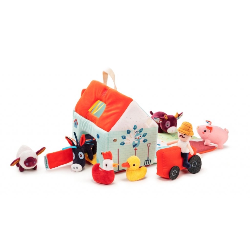 Lilliputiens - Peluche conjunto A minha primeira quinta