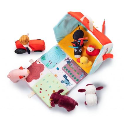 Lilliputiens - Peluche conjunto A minha primeira quinta