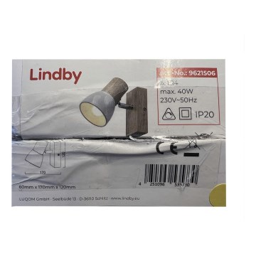 Lindby - Foco de parede THORIN 1xE14/40W/230V