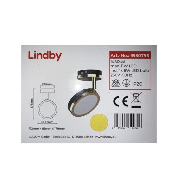 Lindby - Foco LED 1xGX53/6W/230V