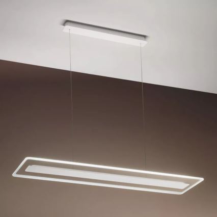 Linea Iluminação 8936 - Candelabro suspenso LED ANTILE LED/45W/230V CRI 90 branco
