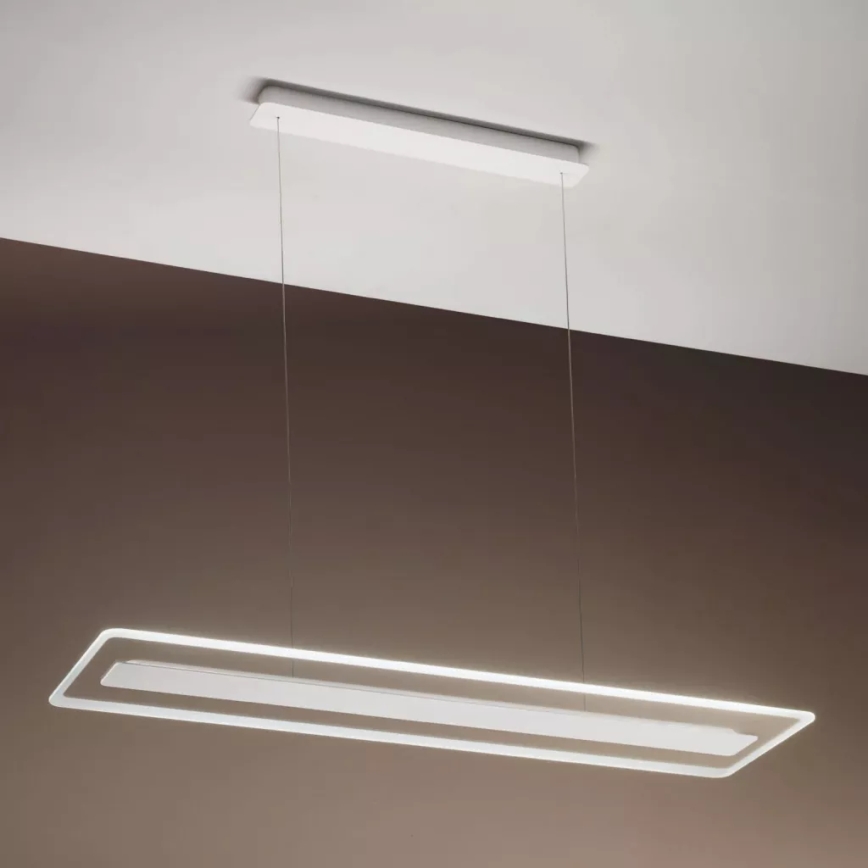 Linea Iluminação 8936 - Candelabro suspenso LED ANTILE LED/45W/230V CRI 90 branco