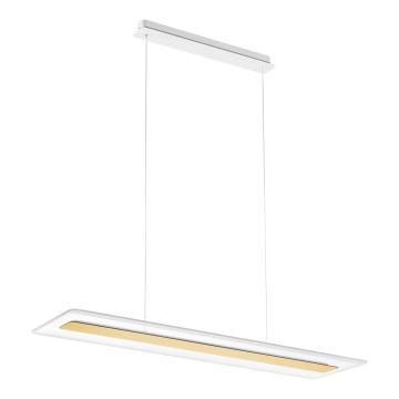 Linea Iluminação 8939 - Candelabro suspenso LED ANTILE LED/45W/230V CRI 90 branco/dourada
