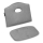 Lionelo - Almofada para cadeira de refeição infantil FLORIS CUSHION Grey Stone
