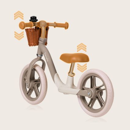Lionelo - Bicicleta de equilíbrio ALEX PLUS bege