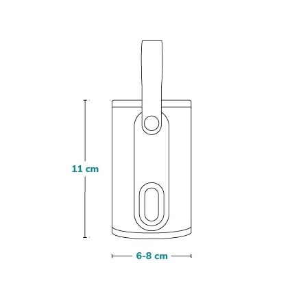 Lionelo - Aquecedor de biberões recarregável THERMUP GO 18W/5V Rosa Bebé