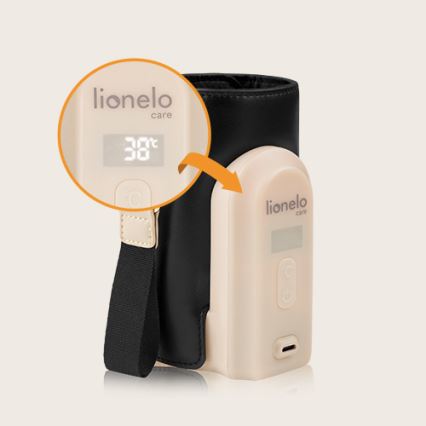 Lionelo - Aquecedor de biberões recarregável~ THERMUP GO EVO 18W/5V preto/bege