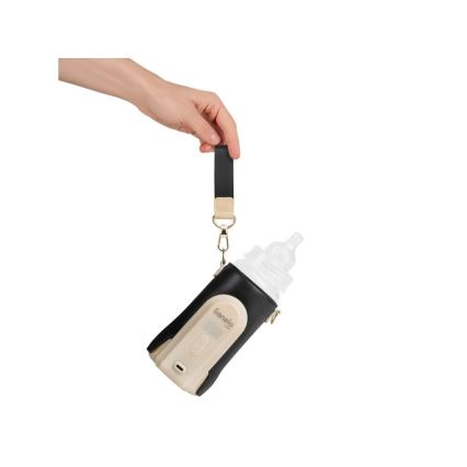 Lionelo - Aquecedor de biberões recarregável~ THERMUP GO EVO 18W/5V preto/bege