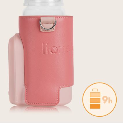 Lionelo - Aquecedor de biberões recarregável~ THERMUP GO EVO 18W/5V rosa