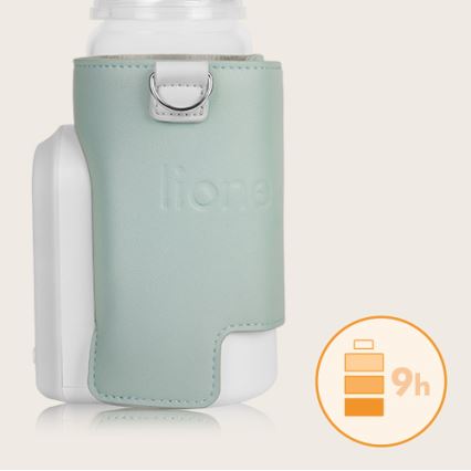 Lionelo - Aquecedor de biberões recarregável~ THERMUP GO EVO 18W/5V verde/branco