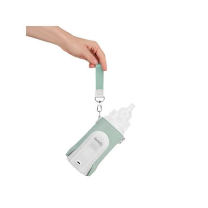Lionelo - Aquecedor de biberões recarregável~ THERMUP GO EVO 18W/5V verde/branco