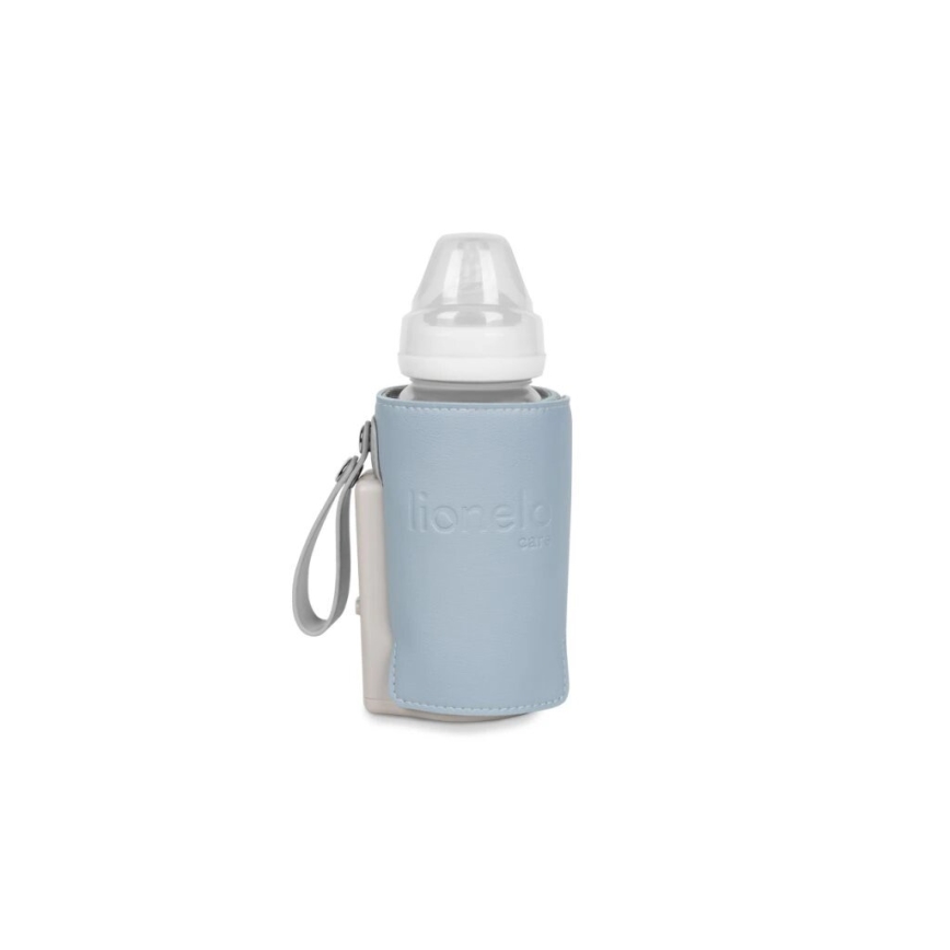 Lionelo - Aquecedor de biberões recarregável~ THERMUP GO PLUS 10W/5V azul/cinzento
