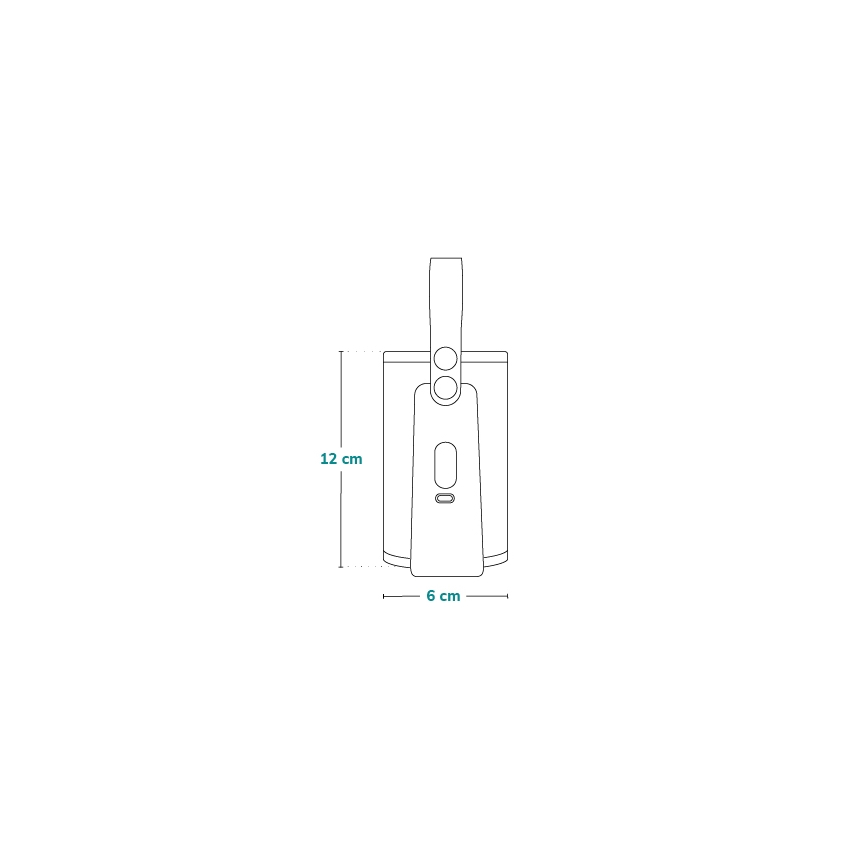 Lionelo - Aquecedor de biberões recarregável~ THERMUP GO PLUS 10W/5V azul/cinzento