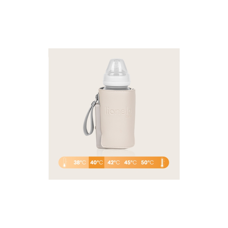 Lionelo - Aquecedor de biberões recarregável~ THERMUP GO PLUS 10W/5V bege