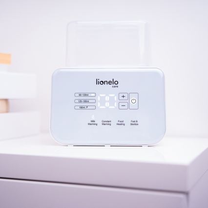 Lionelo - Aquecedor de biberões THERMUP DOUBLE 250W/230V branco