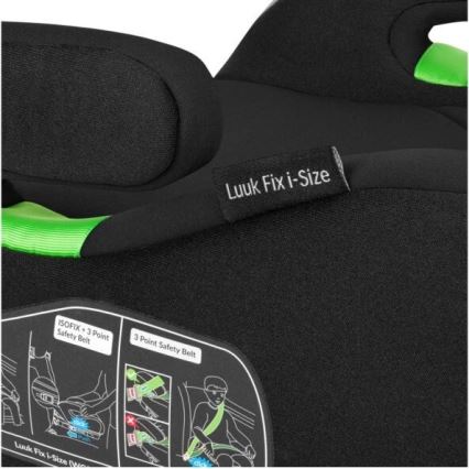 Lionelo - Assento de elevação para automóvel LUUK FIX i-Tamanho 125-150 cm preto