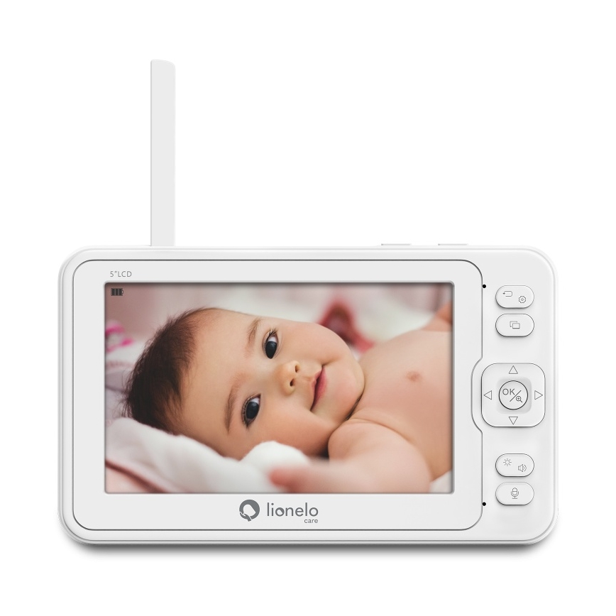 Lionelo - Babá eletrónica com monitor BABYLINE 8.3 5V 3600 mAh