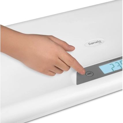 Lionelo - Balança para bebés BABYBALANCE 3xAAA