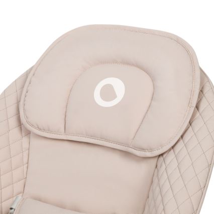 Lionelo - Baloiço infantil com melodia RIO 4xC Bege Latte + controlo remoto