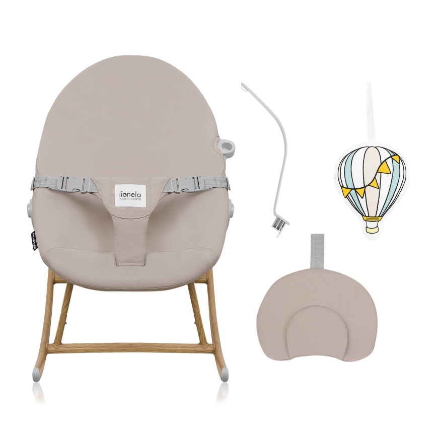 Lionelo - Baloiço infantil DALIA ROCKER Bege Areia