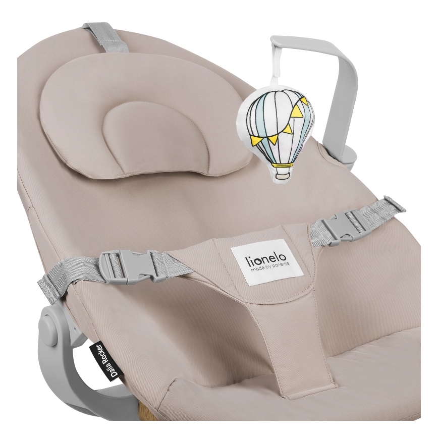 Lionelo - Baloiço infantil DALIA ROCKER Bege Areia