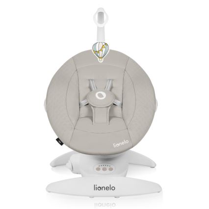 Lionelo - Baloiço para bebé com melodia IRIS 4xAA Beige Sand