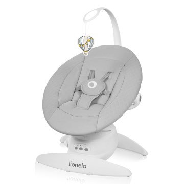 Lionelo - Baloiço para bebé com melodia IRIS Grey Concrete