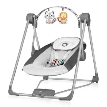 Lionelo - Baloiço para bebé OTTO 4xLR14 Cozy Grey