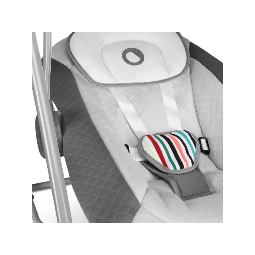 Lionelo - Baloiço para bebé OTTO 4xLR14 Cozy Grey