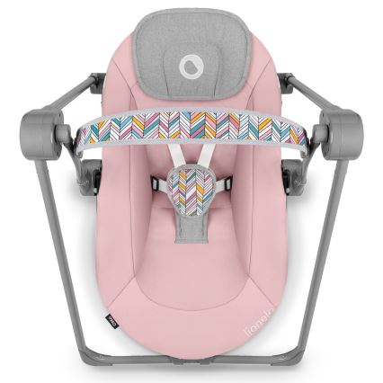Lionelo - Baloiço para bebé OTTO 4xLR14 Rosa Bebé