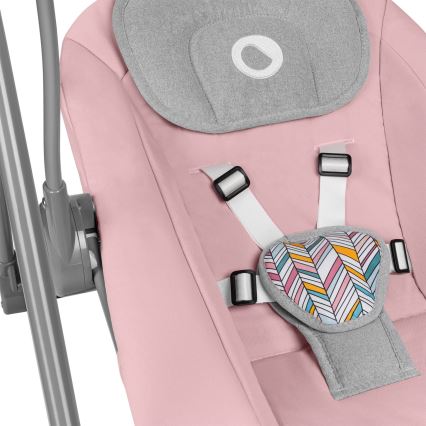 Lionelo - Baloiço para bebé OTTO 4xLR14 Rosa Bebé