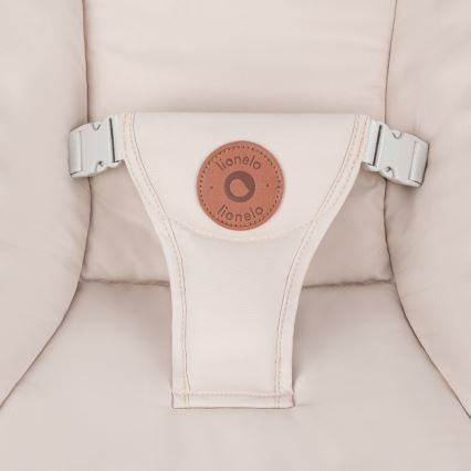 Lionelo - Baloiço para bebés com melodia OLIVIA Bege Natural + controlo remoto
