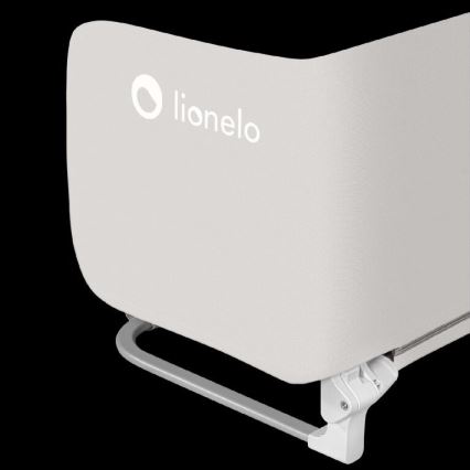 Lionelo - Barreira de segurança de cama LORA cinzento