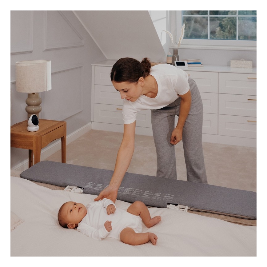 Lionelo - Barreira de segurança de cama LORA XL cinzento escuro