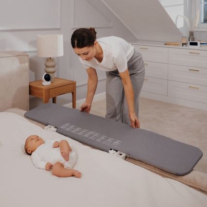 Lionelo - Barreira de segurança de cama LORA XL cinzento escuro