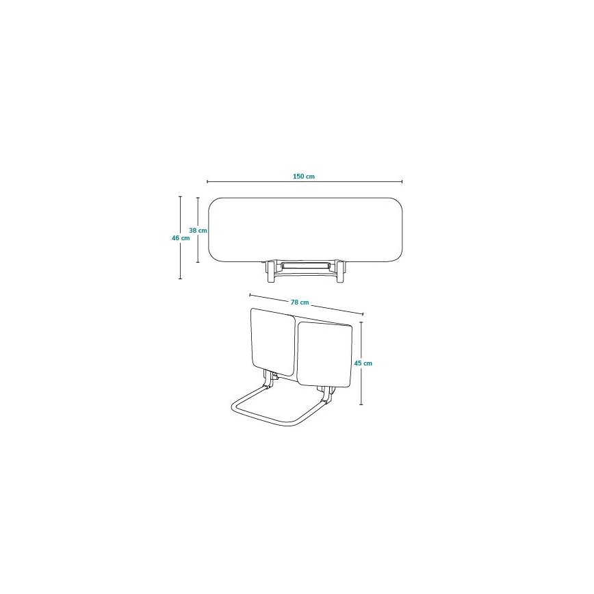 Lionelo - Barreira de segurança de cama LORA XL cinzento escuro