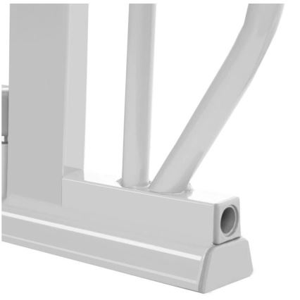 Lionelo - Barreira de segurança TRUUS SLIM LED cinzento