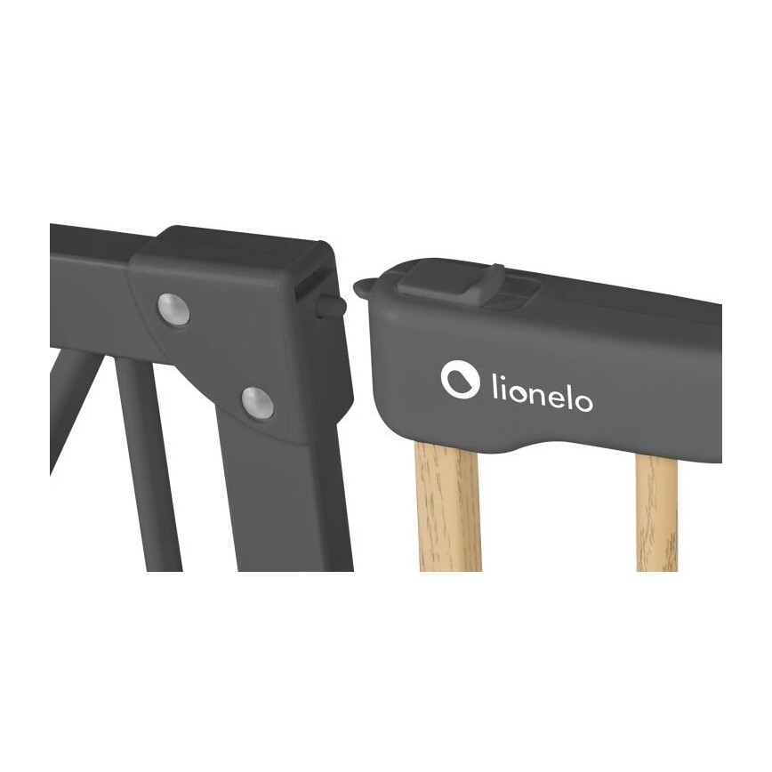 Lionelo - Barreira de segurança TRUUS SLIM preto/bege