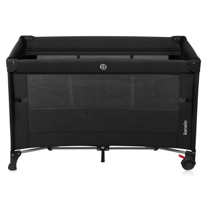 Lionelo - Berço de viagem 3 em 1 ELLEN Black Carbon