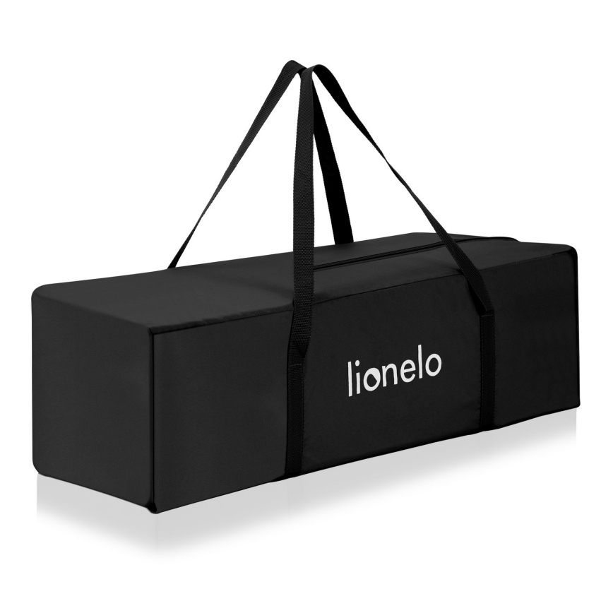 Lionelo - Berço de viagem 3 em 1 ELLEN Black Carbon